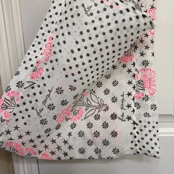 Free People Linen Lightweight Botanical Tote Bag - Picture 3 of 4